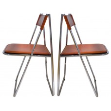 Pair of Tamara Folding Chairs by Arrben