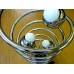 Chrome Spiral Eyeball Lamp