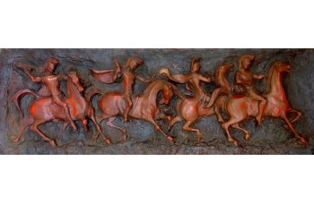 Roman Warriors Wall Sculpture