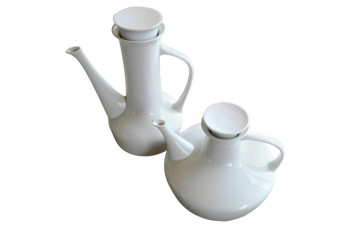 Two Teapots or Pitchers by Paul McCobb