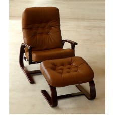Lounge Chair and Ottoman by Ingmar Relling for Westnofa