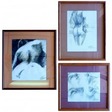 Three Original Sketches by Ed Rosen