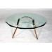 Roger Sprunger Style Cocktail Table by Tri-Mark in Gold