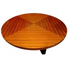 Zebrawood Low Cocktail Table