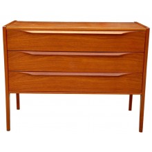 Small Teak Chest of Drawers by Aksel Kjersgaard