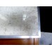 Aluminum Hall Mirror w/Marble Shelf