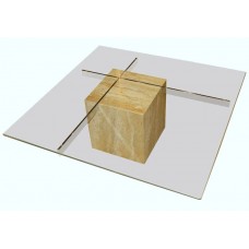 Travertine Marble Cocktail Table by Artedi Travertine Marble Cocktail Table by Artedi