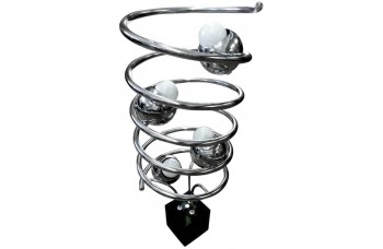 Chrome Spiral Eyeball Lamp Chrome Spiral Eyeball Lamp
