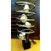 Chrome Spiral Eyeball Lamp Chrome Spiral Eyeball Lamp