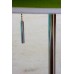 Pair of Apple Green and Chrome Italian Lamps