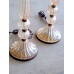Pair of Art Glass Lamps by Barovier and Toso Pair of Art Glass Lamps by Barovier and Toso