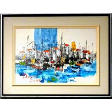 Painting by Bernard Dufour Painting by Bernard Dufour