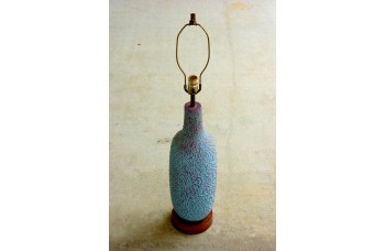 Large Mid-Century Chalkware Table Lamp Large Mid-Century Chalkware Table Lamp