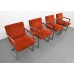 Set of Four Armchairs by Milo Baughman Set of Four Armchairs by Milo Baughman