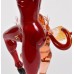 Figural Art Glass Candlestick by Lucio Bubacco