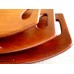 Three Staved Teak Trays by Jens Quistgaard for Dansk Three Staved Teak Trays by Jens Quistgaard for Dansk