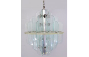 Art Deco Style Chandelier by Lightolier