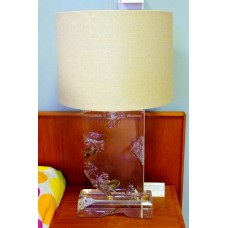 Lucite Driveby Lamp