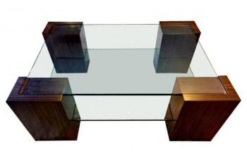 Ebony Tiered Cocktail Table Ebony Tiered Cocktail Table