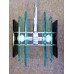Smoked Glass Chandelier by Fontana Arte Smoked Glass Chandelier by Fontana Arte
