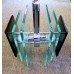 Smoked Glass Chandelier by Fontana Arte Smoked Glass Chandelier by Fontana Arte