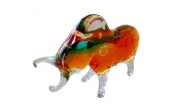 Murano Art Glass Bull by Vincenzo Nason Murano Art Glass Bull by Vincenzo Nason