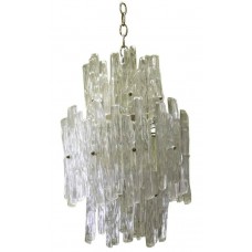 Lucite Icicle Chandelier