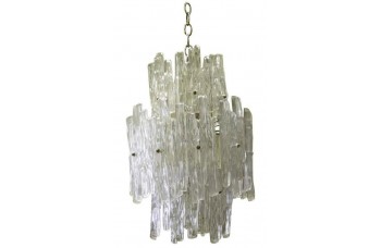 Lucite Icicle Chandelier