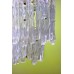 Lucite Icicle Chandelier