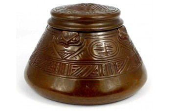 American Indian Inkwell by Tiffany Studios American Indian Inkwell by Tiffany Studios