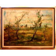 Expressionist Painting by Zvi Raphaeli Expressionist Painting by Zvi Raphaeli