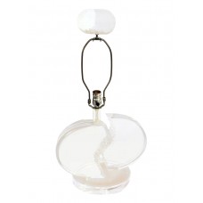 Lucite Broken Heart Lamp Lucite Broken Heart Lamp