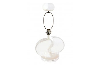 Lucite Broken Heart Lamp Lucite Broken Heart Lamp