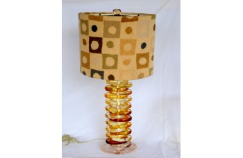 Lucite Caramel Table Lamp Lucite Caramel Table Lamp