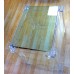 Pair of Lucite Intricate Corners Side Tables Pair of Lucite Intricate Corners Side Tables