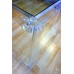 Lucite Intricate Corners Dining Table