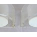 Pair of Lucite Demi-Lune Table Lamps Pair of Lucite Demi-Lune Table Lamps