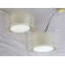 Pair of Lucite Demi-Lune Table Lamps Pair of Lucite Demi-Lune Table Lamps
