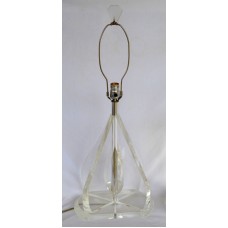 Lucite Eiffel Lamp