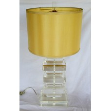 Lucite Ice Table Lamp
