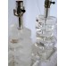 Lucite Petals Table Lamps