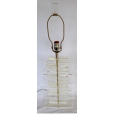 Lucite Test Tube Table Lamp