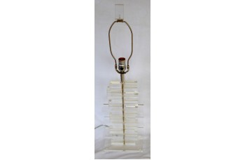 Lucite Test Tube Table Lamp