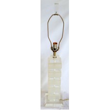 Lucite Tower Table Lamp