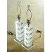 Pair of Lucite Tower Lamps