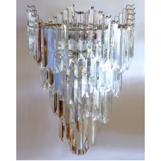 Lucite Wedding Cake Chandelier