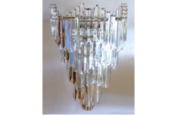 Lucite Wedding Cake Chandelier