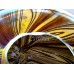 Pulled Feather Art Glass Vase by Lundberg Studios