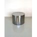 Polished Aluminum Drum Table Polished Aluminum Drum Table