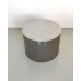 Polished Aluminum Drum Table Polished Aluminum Drum Table